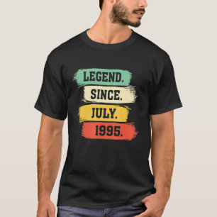 Legend Since July 1995 U2013 Happy Birthday 1 T-Shirt
