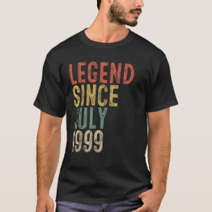 Legend Since July 1999 21st Birthday Gift 21 Year T-Shirt