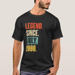 Legend Since July 2000  22 Year Old 22nd Birthday  T-Shirt