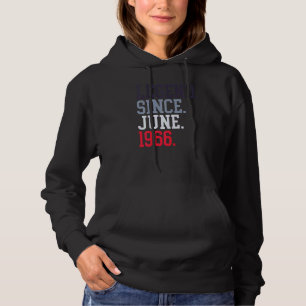 Legend Since June 1966 For Men Women June 1966 Hoodie