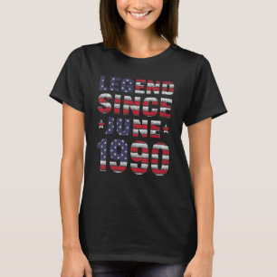 Legend Since June 1990 32nd Birthday 32 Years Old T-Shirt