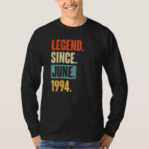 Legend Since June 1994 28 Year Old 28th Birthday T-Shirt