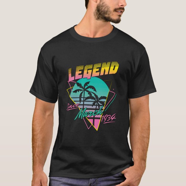 Legend Since March 1934 T-Shirt (Front)