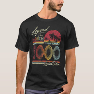 Legend Since March 2000 22 Years Old 22nd Birthday T-Shirt