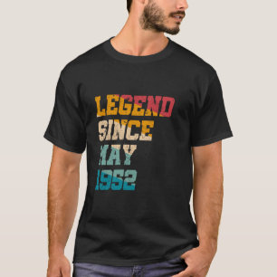 Legend Since May 1952 Funny 73 Years Old Retro 73r T-Shirt