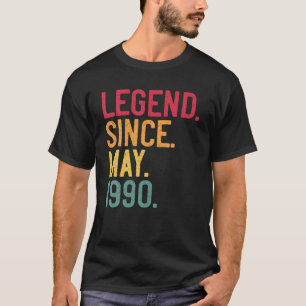 Legend Since May 1990 32Nd Birthday Gift 32 Years T-Shirt
