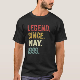 Legend Since May 1999 22Th Birthday Gift 22 Years T-Shirt