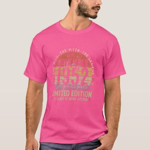 Legend Since November 1952 Retro 72nd Birthday Mad T-Shirt