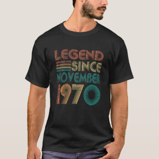 Legend Since November 1970 Gift 50th Birthday 50 Y T-Shirt