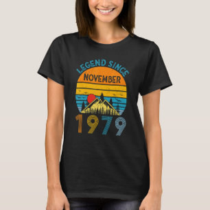 Legend Since November 1979 43rd Birthday 43 Years T-Shirt