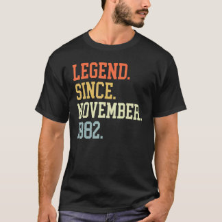 Legend Since November 1982 For Men Women November  T-Shirt