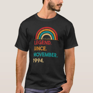 Legend Since November 1994 28th Birthday Born In T-Shirt