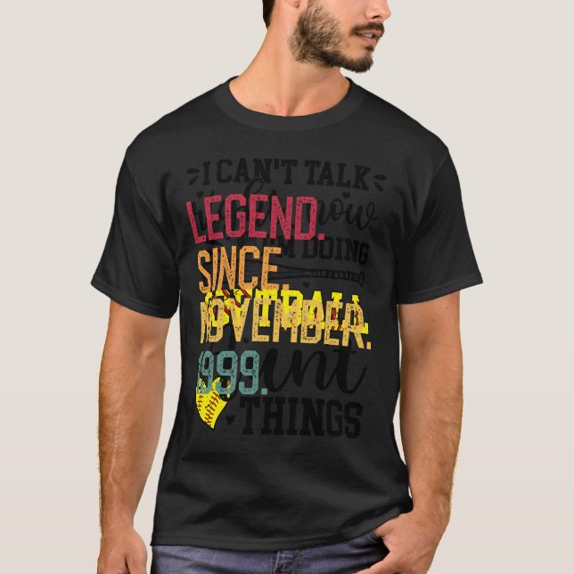 Legend Since November 1999 21St Birthday Gift 21 Y T-Shirt (Front)