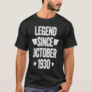 Legend Since October 1930  1 T-Shirt