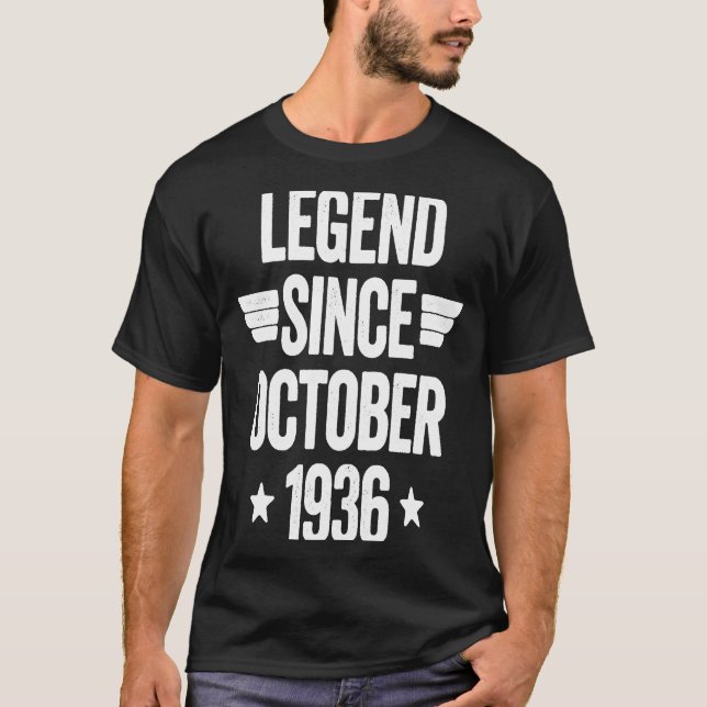 Legend Since October 1936  1 T-Shirt (Front)