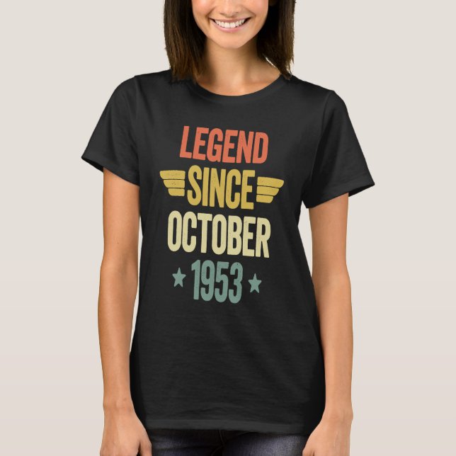 Legend Since October 1953 T-Shirt (Front)