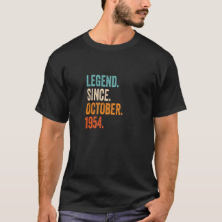 Legend Since October 1954 68th Birthday T-Shirt