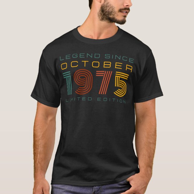 Legend Since October 1975, Limited Edition Men's T-Shirt (Front)