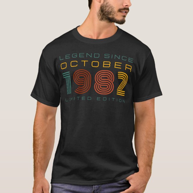Legend Since October 1982, Limited Edition Men's T-Shirt (Front)
