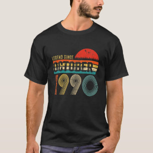 Legend Since October 1990 30Th Bday Gift 30 Years  T-Shirt