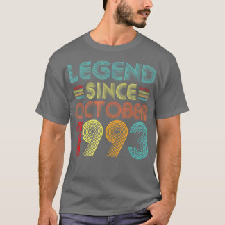 Legend Since October 1993 29 Years Old 29th Birthd T-Shirt