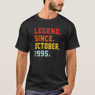Legend Since October 1995 27th Birthday Vintage 27 T-Shirt