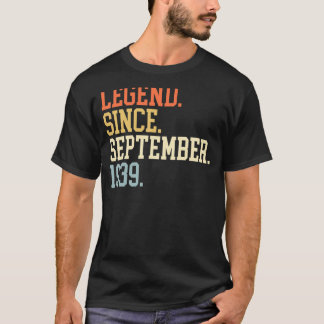 Legend Since September 1939 For Men Women Septembe T-Shirt