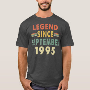 Legend Since September 199527th Birthday  T-Shirt