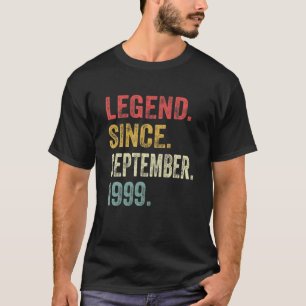 Legend Since September 1999 22Th Bday Gift 22 Year T-Shirt