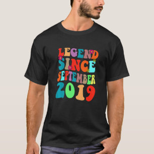 Legend Since September 2019 Vintage Birthday Retro T-Shirt