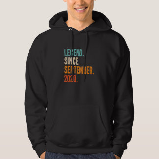 Legend Since September 2020 2nd Birthday Hoodie
