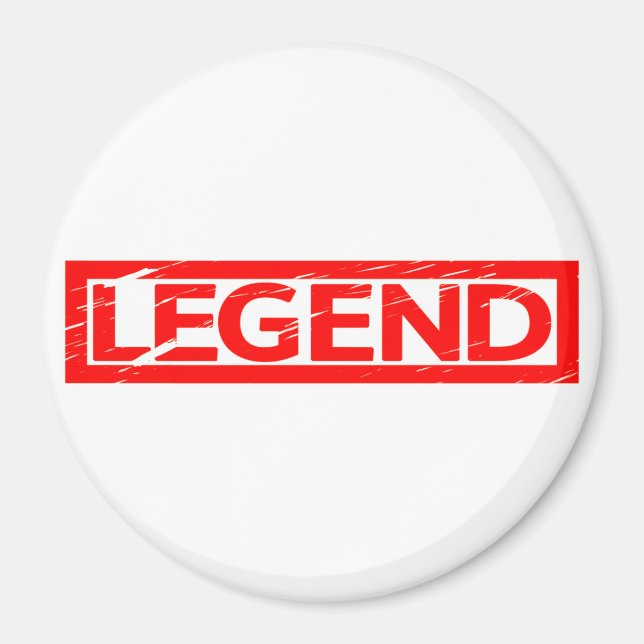 Legend Stamp Magnet (Front)