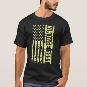 Legend Vintage Us Flag Since 1951 For Men Women 19 T-Shirt