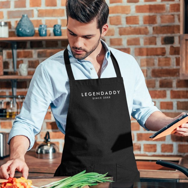 Legendaddy for Legendary Dads simple minimalist  Apron (Creator Uploaded)