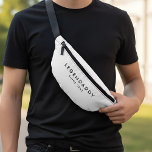 Legendaddy since for Legendary Dads minimalist Fanny Pack<br><div class="desc">Legendaddy since 20xx modern minimalistic design for legendary Dads. Personalize it with your text/year. Gift for Father's Day Christmas or Birthday.</div>