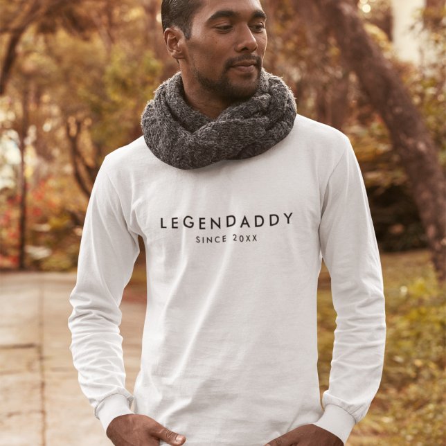 Legendaddy since for Legendary Dads minimalist  T-Shirt (Creator Uploaded)