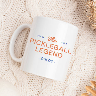 Légendaire Mug Personnalisé de Pickleball Moderne
