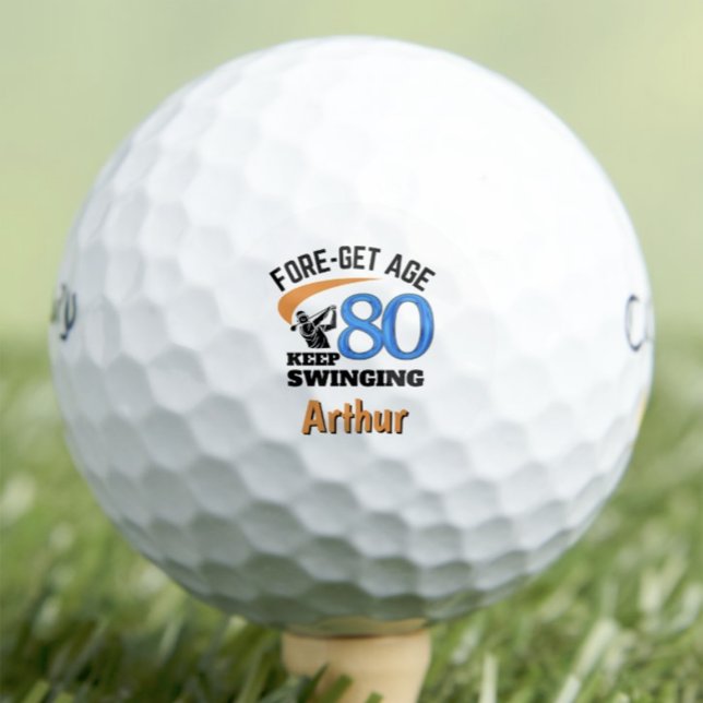 Legendary 80th Gift for Granddad – Keep Swinging Golf Balls (Creator Uploaded)