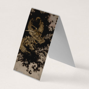 Legendary Ancient Ink Dragon  Business Card