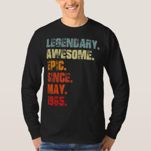 Legendary Awesome Epic Since May 1965 Vintage Birt T-Shirt