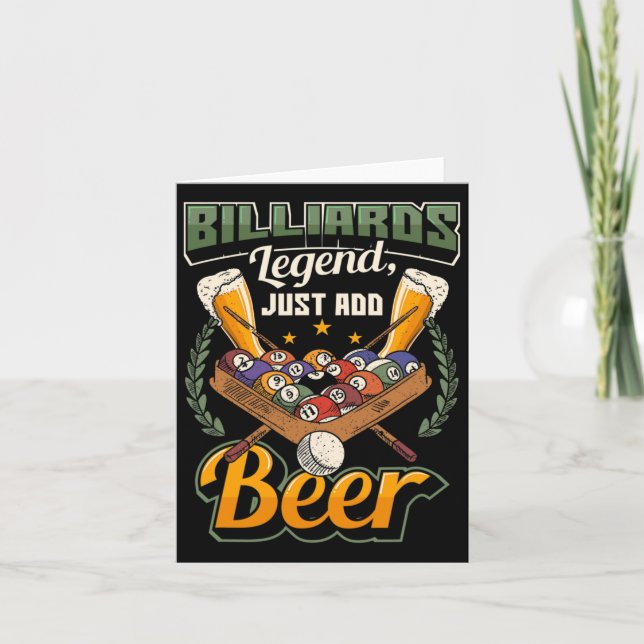 Legendary Billiards  Card (Front)