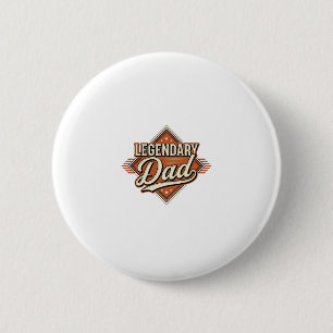 Legendary Dad Vintage Engraving Shirt Design (2)_1 2 Inch Round Button