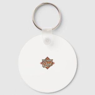 Legendary Dad Vintage Engraving Shirt Design (2)_1 Keychain
