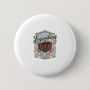 Legendary Dad Vintage Engraving Shirt Design (3)_1 2 Inch Round Button