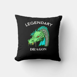 Legendary Dragon Throw Pillow