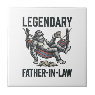 Legendary Father In Law Sasquatch Vintage Shirt De Tile