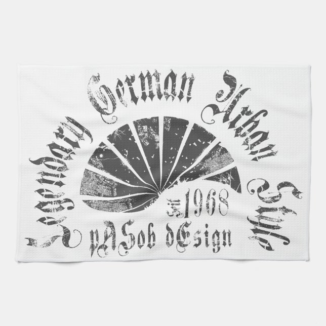 Legendary German Urban Style Kitchen Towel (Horizontal)