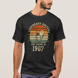 Legendary Golfers Are Born In 1967 55th Birthday G T-Shirt
