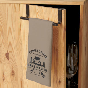 Legendary Grill Master Custom BBQ Kitchen Towel