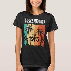Legendary Hawaii 1975 47th Birthday Summer For 47 T-Shirt